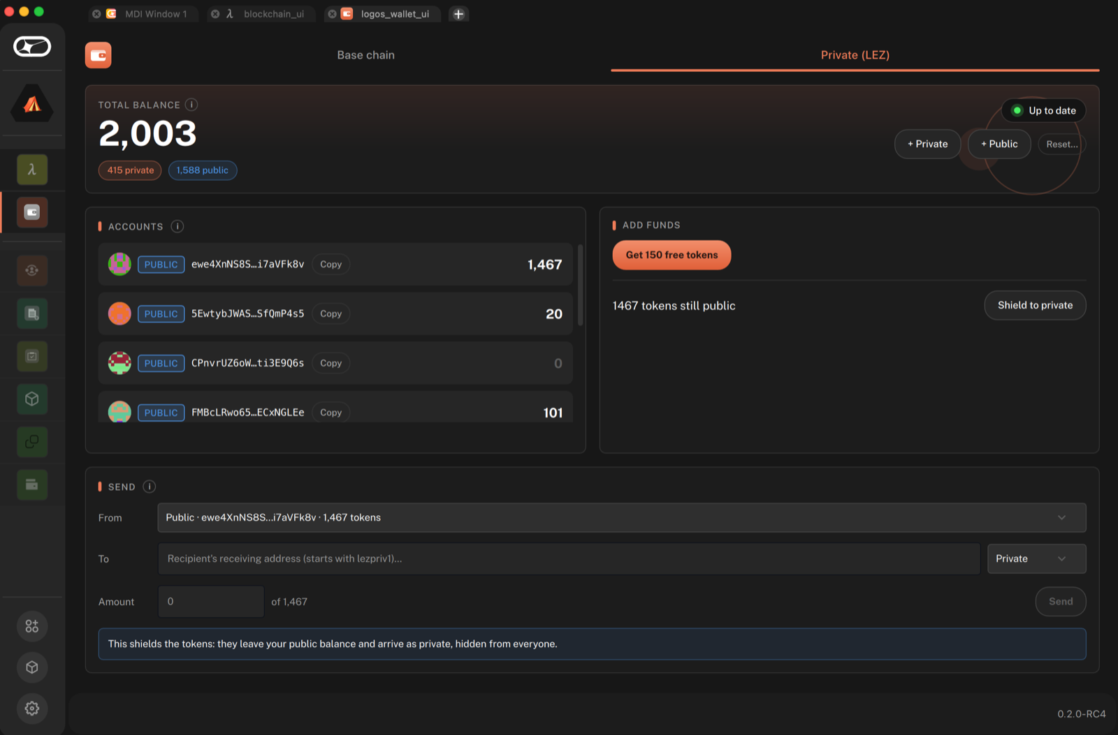 Logos Basecamp running the Persona module